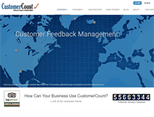 Tablet Screenshot of customercount.com